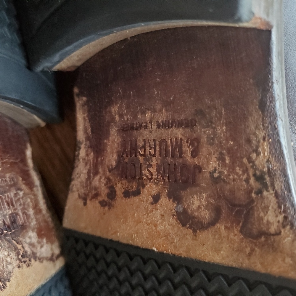 Johnston Murphy Brown Leather Lace Up Shoes - Picture 7 of 7